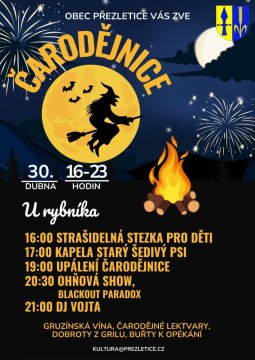 Čarodějnice v Přezleticích🧙
